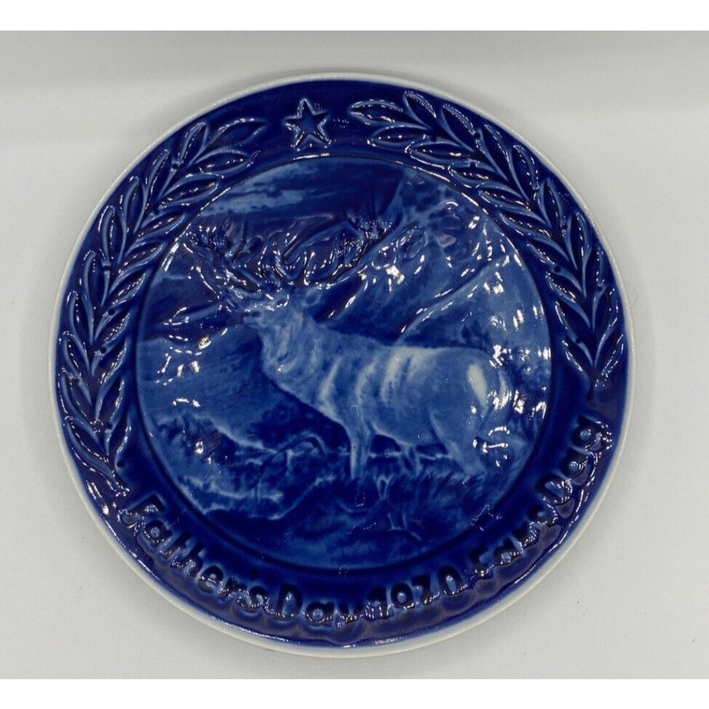 Deer Stag King of the Forest Fathers Day 1970 First edition Marmot Co. Plate